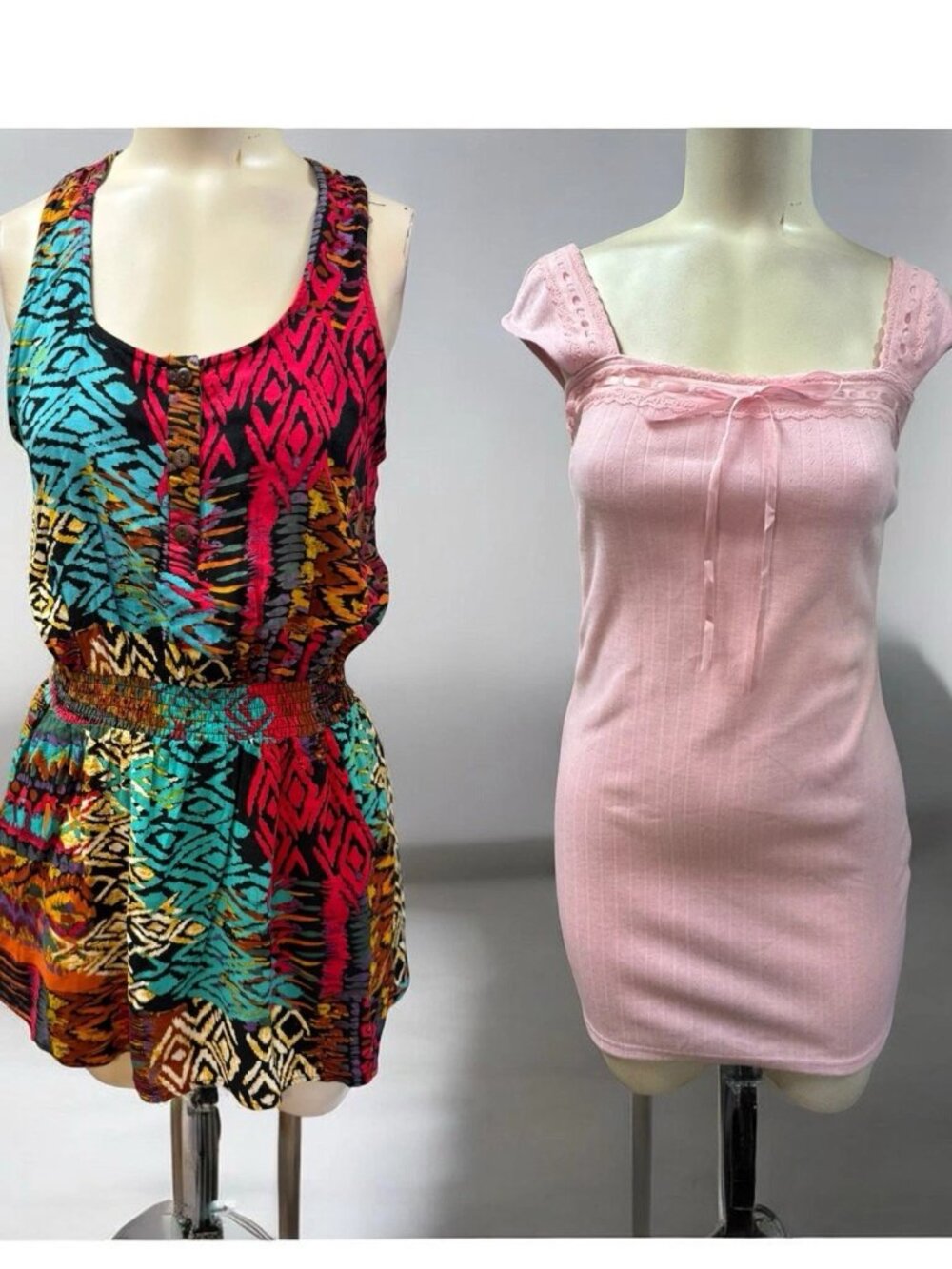 Poetry/Forever 21, Women's, 2 Summers Dress $18 each, Multicolor, Size M, Rayon,